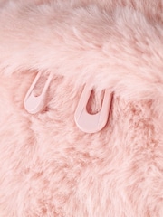 Vanilla Underground Pink Barbie Furry Backpack - Image 8 of 9