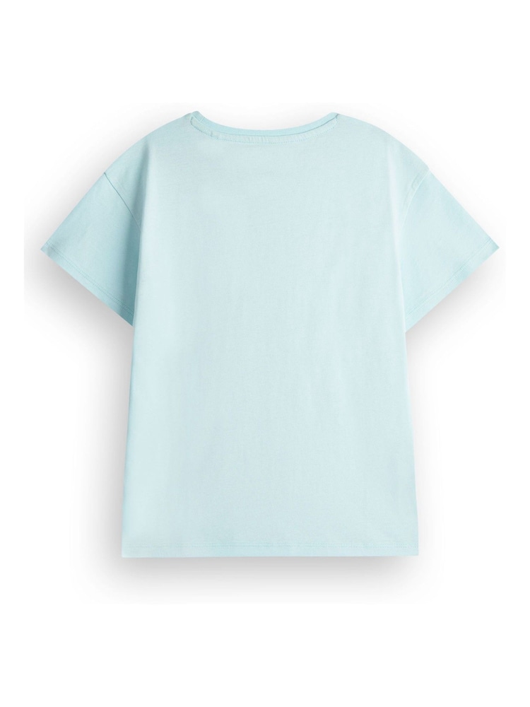 Vanilla Underground Blue Girls Stitch 100% Cotton T-Shirts 2 Pack - Image 3 of 6
