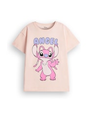 Vanilla Underground T-Shirts für Mädchen mit Stitch-Motiv aus 100 % Baumwolle im 2er-Pack - Bild 4 von 6
