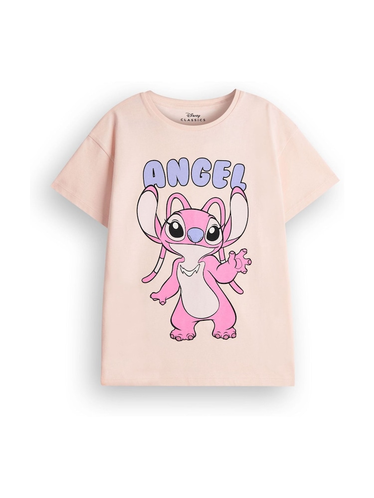 Vanilla Underground Blue Girls Stitch 100% Cotton T-Shirts 2 Pack - Image 4 of 6