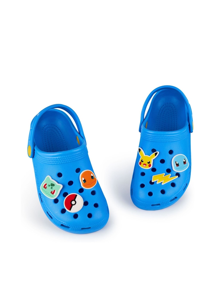 Vanilla Underground Blue Boys Pokemon Clogs - Image 3 of 8