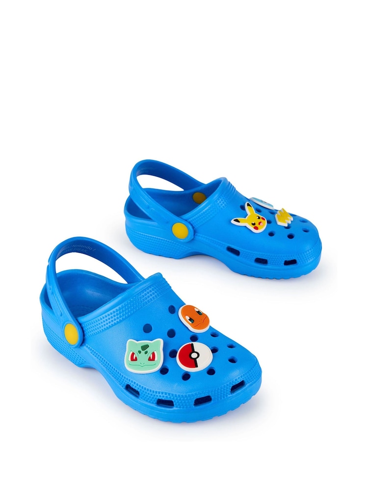 Vanilla Underground Blue Boys Pokemon Clogs - Image 4 of 8