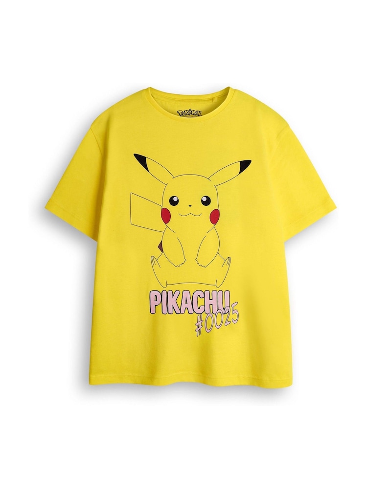 Vanilla Underground Yellow Girls Pokemon 100% Cotton T-Shirts 3 Pack - Image 2 of 6