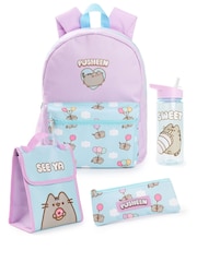 Vanilla Underground Purple Pusheen 4 Piece Backpack Set - Image 1 of 6