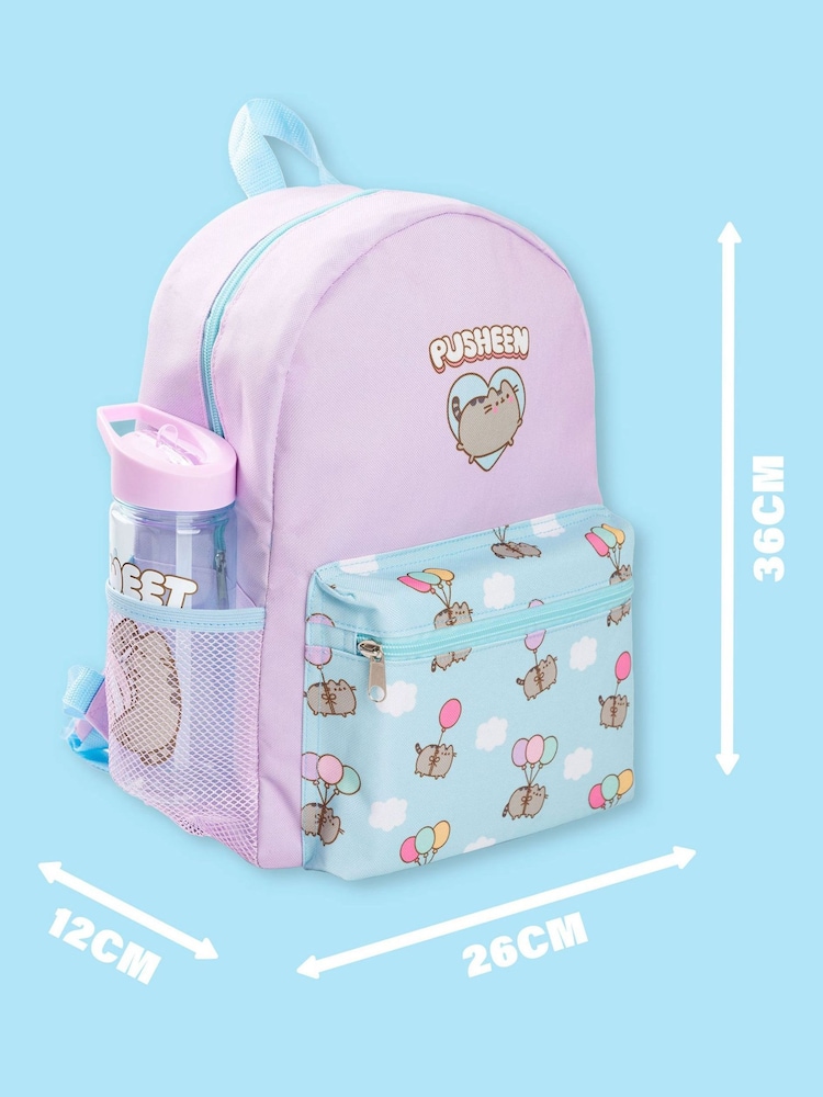 Vanilla Underground Purple Pusheen 4 Piece Backpack Set - Image 6 of 6