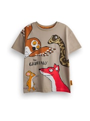Vanilla Underground Brown Boys Gruffalo 100% Cotton T-Shirts 2 Pack - Image 2 of 6