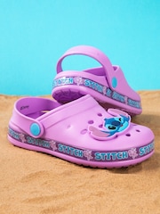 Vanilla Underground Purple Girls Stitch Clogs - Image 1 of 8
