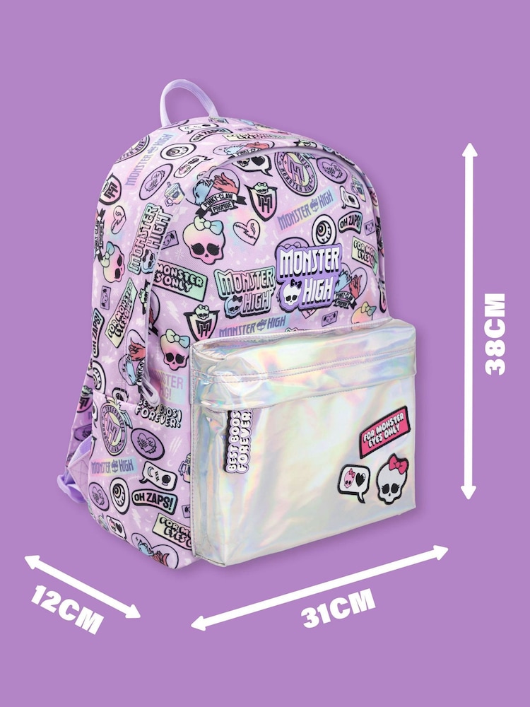 Vanilla Underground Purple Monster High Backpack - Image 6 of 6