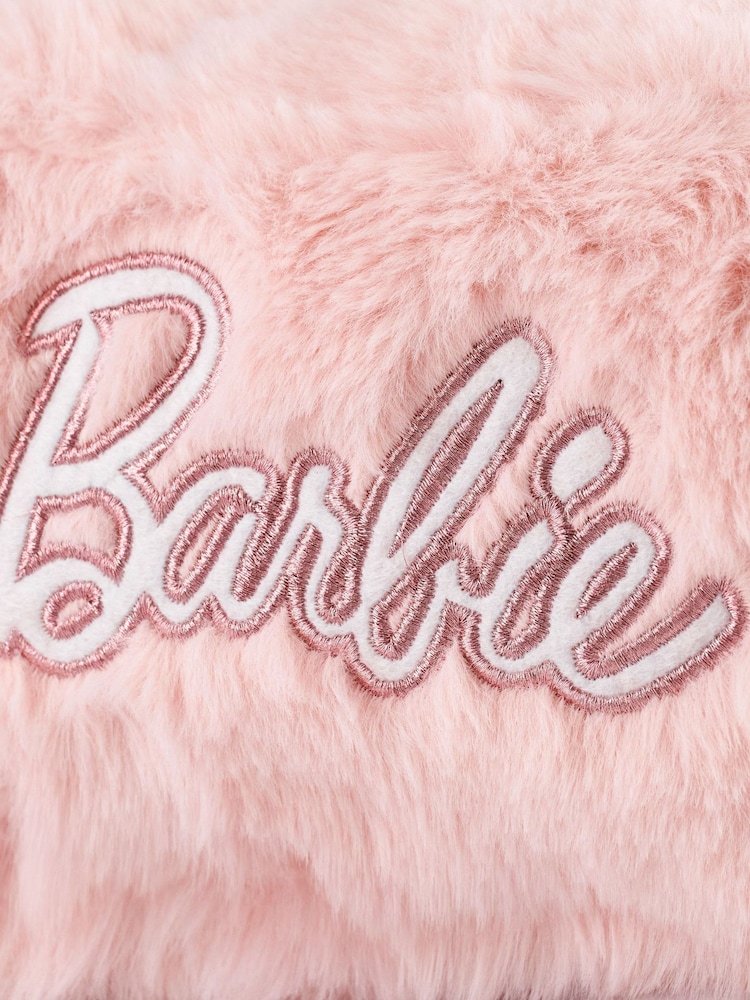 Vanilla Underground Pink Barbie Furry Make Up Bag - Image 9 of 9