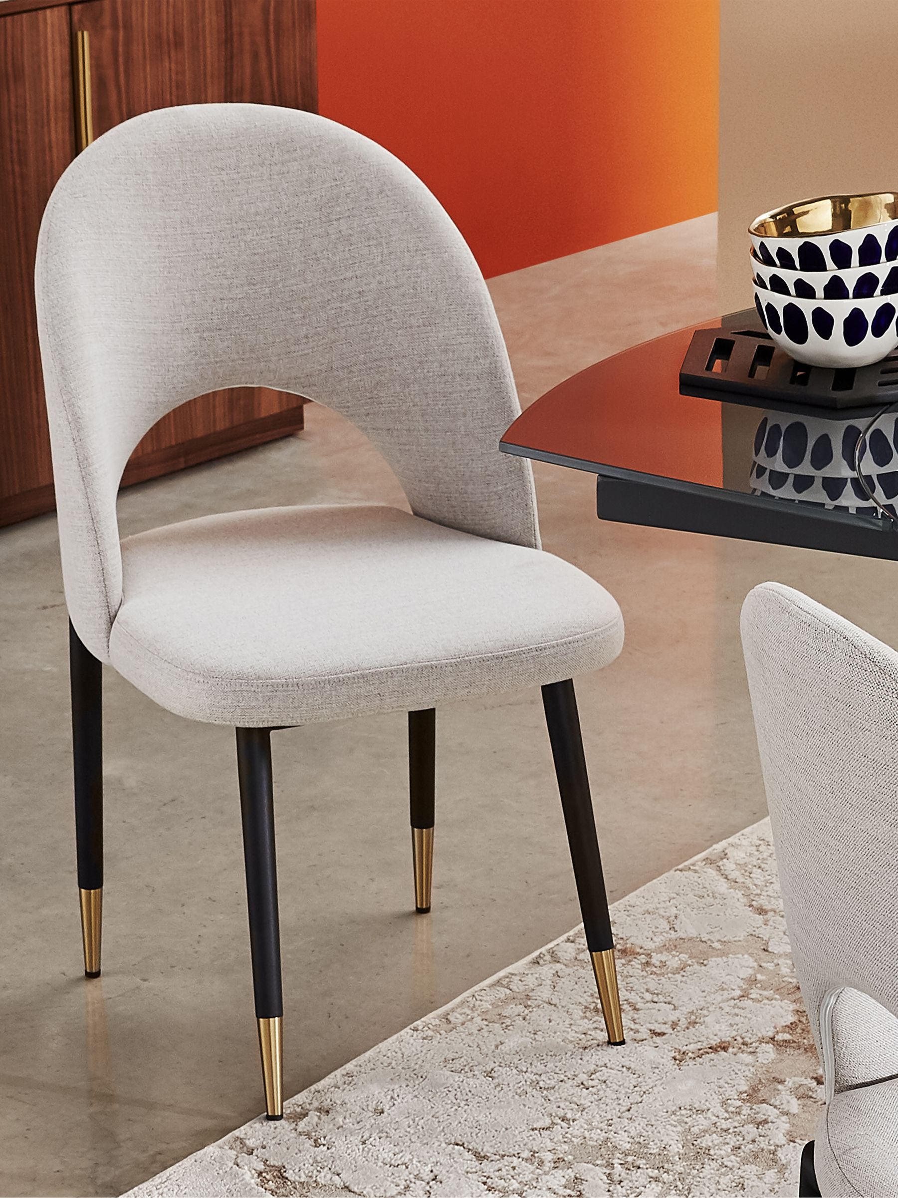 Buy Dwell Oatmeal Comida Dining Chairs Set of 2 from the Next UK online shop