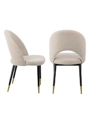 Dwell Oatmeal Comida Dining Chairs Set of 2 - Image 3 of 5