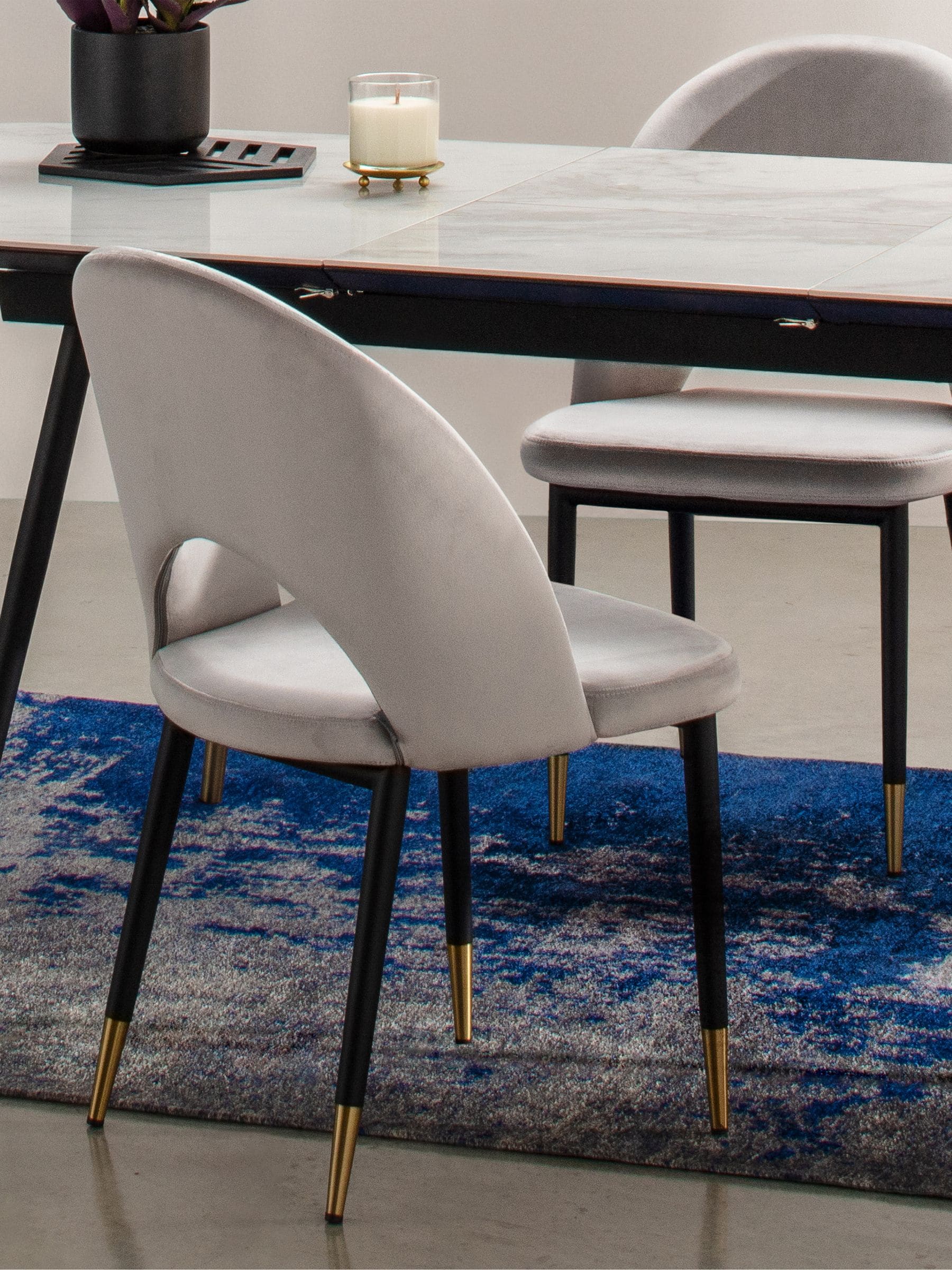 Dwell grey dining chairs discount