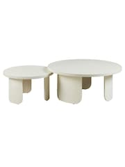 Dwell White Becc Nesting Coffee Table - Image 2 of 3