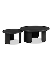 Dwell Black Becc Nesting Coffee Table - Image 3 of 4