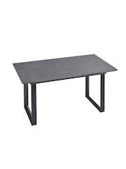 Dwell Slate Teno Extending 6-8 Seater Dining Table - Image 2 of 4