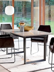 Dwell Light Grey Teno Extending 6-8 Seater Dining Table - Image 1 of 5