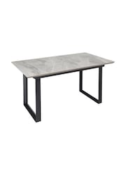 Dwell Light Grey Teno Extending 6-8 Seater Dining Table - Image 3 of 5