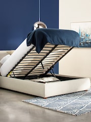 Dwell Grey Sala Woven Fabric Ottoman Bed - Image 2 of 5