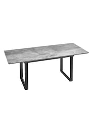 Dwell Grey Teno Extending 6-8 Seater Dining Table - Image 3 of 6