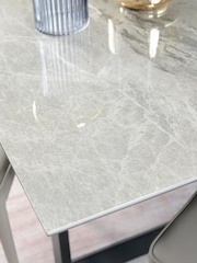 Dwell Grey Teno Extending 6-8 Seater Dining Table - Image 5 of 6