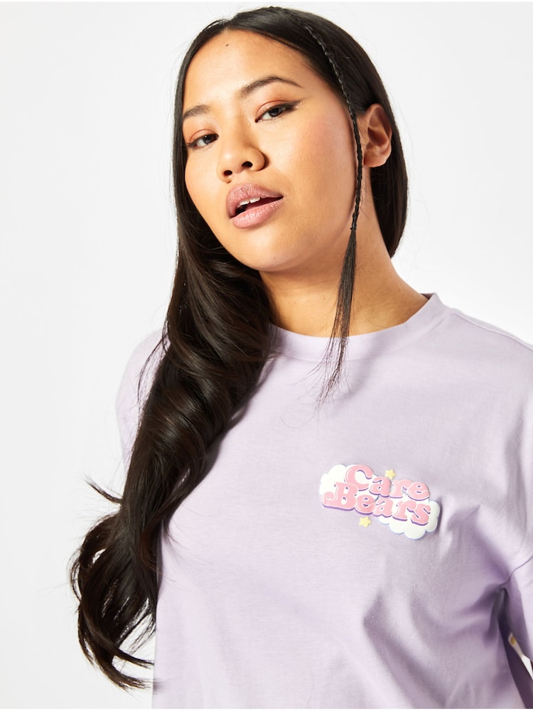 Skinnydip Purple Care Bears Varsity T-Shirt - Image 4 of 4 Skinnydip Purple Care Bears Varsity T-Shirt - Image 4 of 4