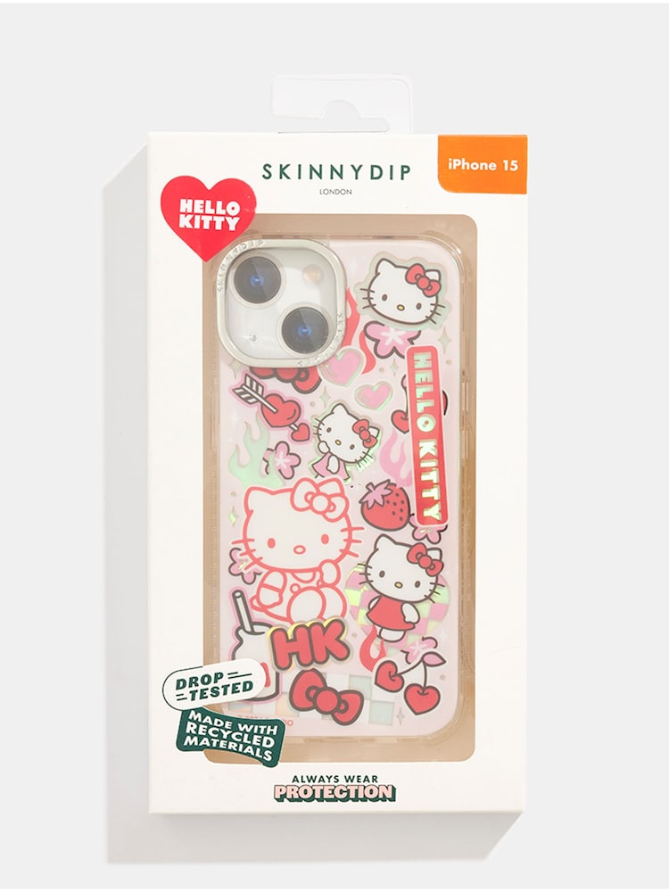 Skinnydip Hello Kitty x Holo Sticker iPhone 16 Pro Max Case - Image 4 of 4