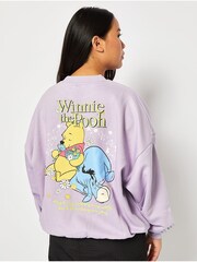 Skinnydip Purple Disney Winnie the Pooh Sweatshirt - Image 1 of 4