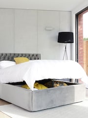 Dwell Grey Cavendish II Velvet Storage Bed - Image 2 of 4