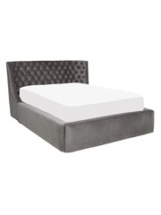 Dwell Grey Cavendish II Velvet Storage Bed - Image 3 of 4