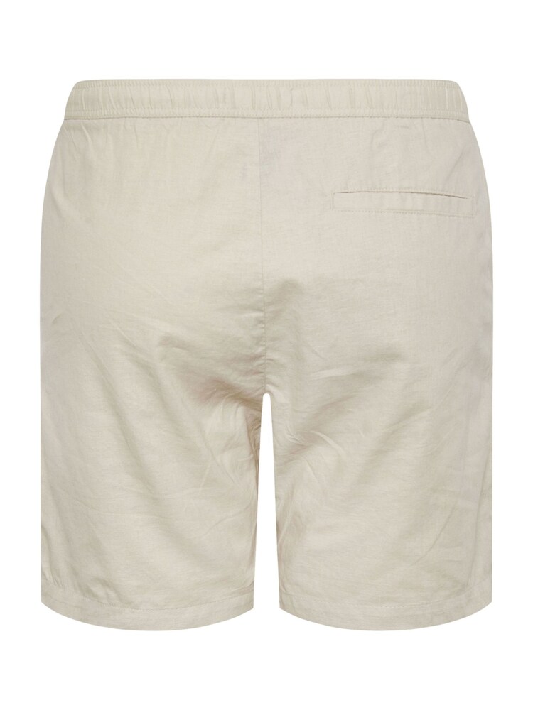 BadRhino Big & Tall Natural Premium Linen Shorts - Image 3 of 3 BadRhino Big & Tall Natural Premium Linen Shorts - Image 3 of 3