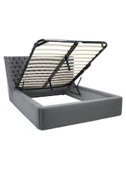 Dwell Grey Cavendish II Fabric Storage Bed - Image 3 of 4