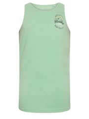 BadRhino Big & Tall Green 100% Cotton Hemlock NYC Sleeveless Vest Top - Image 2 of 3