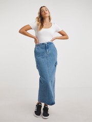 Simply Be White 100% Cotton Short Sleeve Bodysuit - Image 3 of 4
