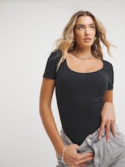 Simply Be 100% Cotton Mânecă scurtă Body - Imaginea 3 din 4