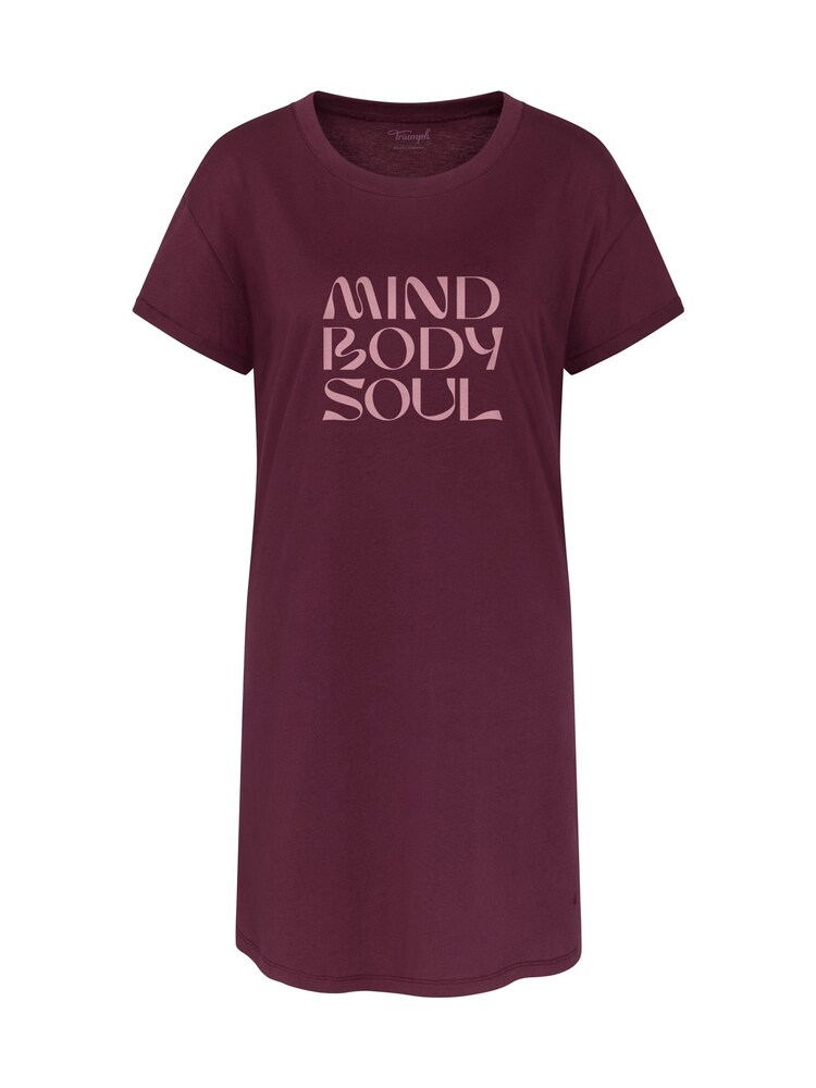 Triumph Burgundy Red 100% Cotton Nightdress - Image 5 of 5 Triumph Burgundy Red 100% Cotton Nightdress - Image 5 of 5