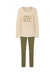 Triumph Green 100% Cotton Pyjamas Set - Image 5 of 5