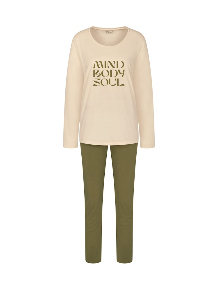 Triumph Green 100% Cotton Pyjamas Set - Image 5 of 5