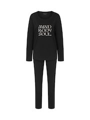 Triumph Green 100% Cotton Pyjamas Set - Image 5 of 5