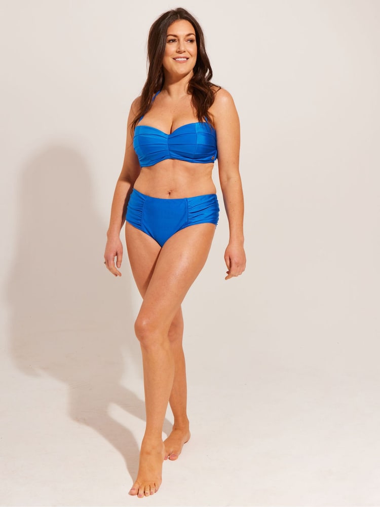 Seaspray Bora Bora Pleated Blue Bikini - Image 3 of 4