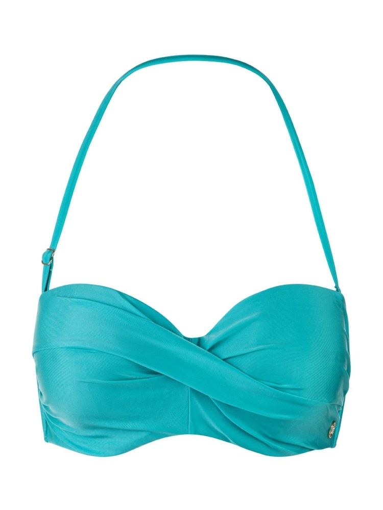 Groen - Seaspray Zambia Gathered Bandeau Green Bikini - Image 4 of 4