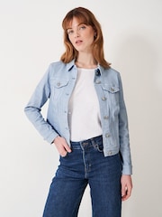 Crew Clothing Blue Light Denim Western Jacket - Image 4 of 4