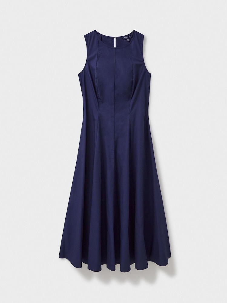 Crew Clothing ärmelloses, ausgestelltes Kleid aus 100 % Baumwolle - Bild 5 von 5 Crew Clothing ärmelloses, ausgestelltes Kleid aus 100 % Baumwolle - Bild 5 von 5