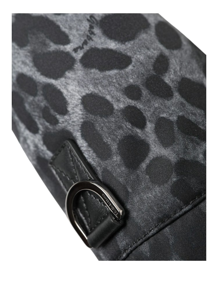 Dolce & Gabbana Leopard Print Bottle Black Cage with Drawstring Closure - Image 6 of 6