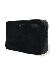 Dolce & Gabbana Bee Embellished Leather Clutch Black Bag - Image 2 of 6