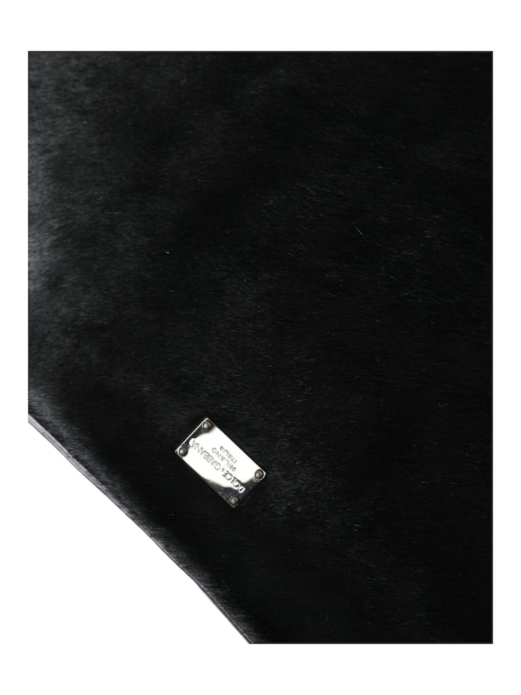 Dolce & Gabbana Bee Embellished Leather Clutch Black Bag - Image 6 of 6