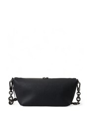 Dolce & Gabbana Leather Chain Shoulder Black Bag with Zipper Closure and Logo Details - Image 3 of 6
