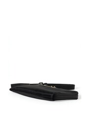 Dolce & Gabbana Stylish Grained Nylon Black Pouch with Alvanic Plaque Detail - Image 3 of 5