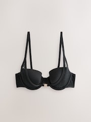 Lipsy Black Mesh Hardware Padded Bra - Image 5 of 7