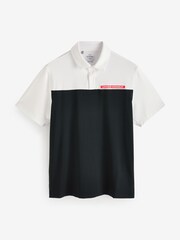 Under Armour Black/White Golf T2G Color Block Polo Shirt - Image 3 of 3