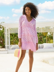Aspiga Pink Henrietta Dress - Image 1 of 5